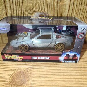Time Machine Jada Toys Back To The Future III diecast car 1:64 scale (NEW)